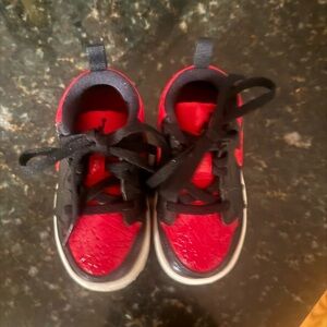 Nike boys Red and Black Air Jordan Sneakers